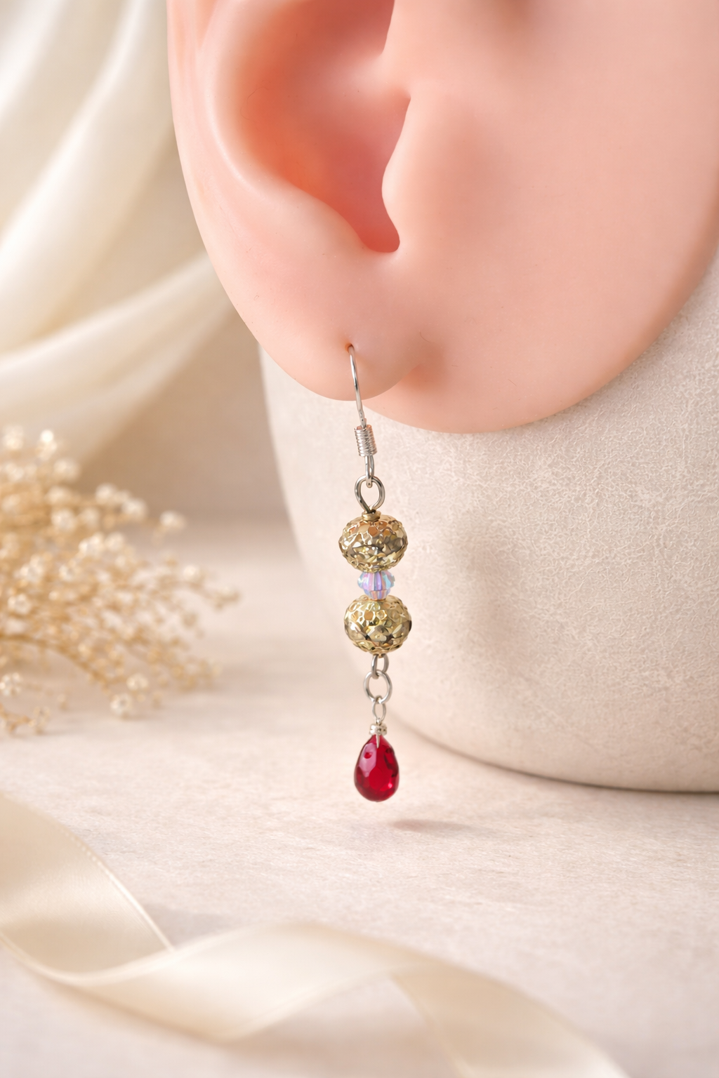 Boucles d'oreilles fait main